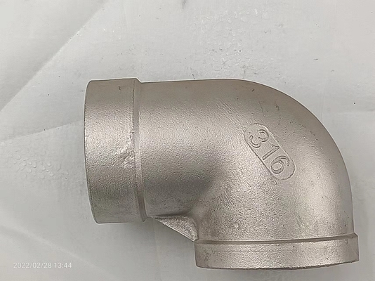1 duim 304 van de de Elleboogmontage van de Roestvrij staalpijp de Zilveren Verklaarde Kleur ISO 9001