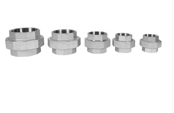 1/8“ Pijp 304 SS Unie Koppeling die die NPT oppoetst voor Aardolie wordt ingepast
